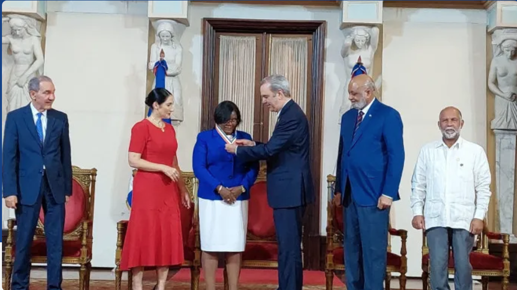 El presidente Luis Abinader entregó este jueves la Medalla a la ...