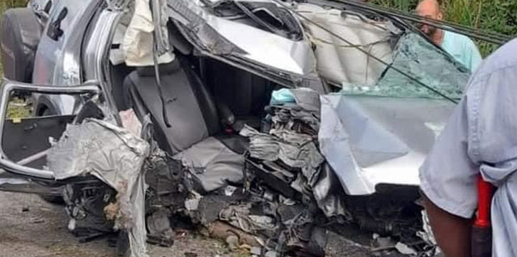 Dos muertos y un herido durante accidente de tránsito en la autopista ...